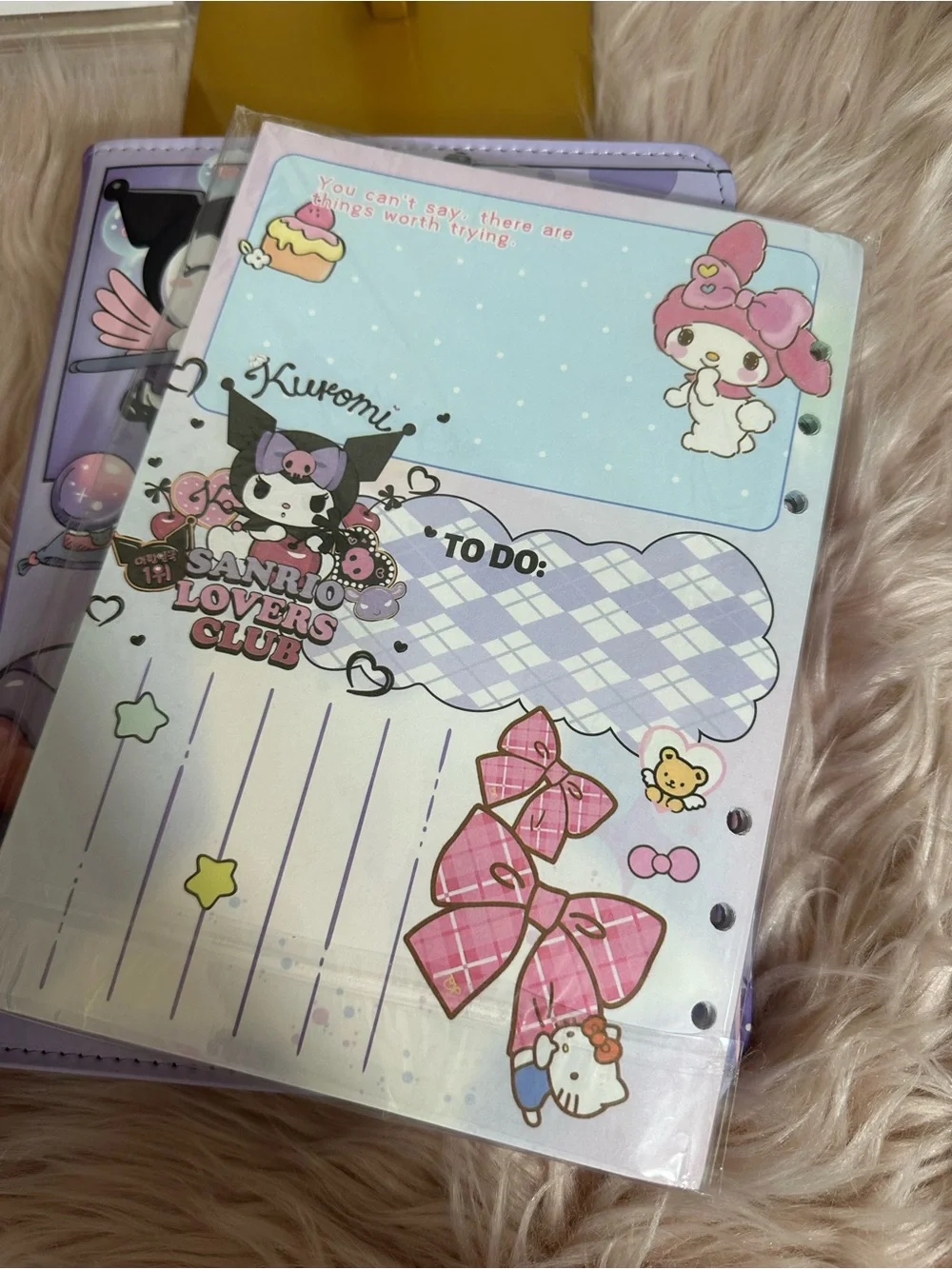 KUROMI binder/sheet/12 pieces pen